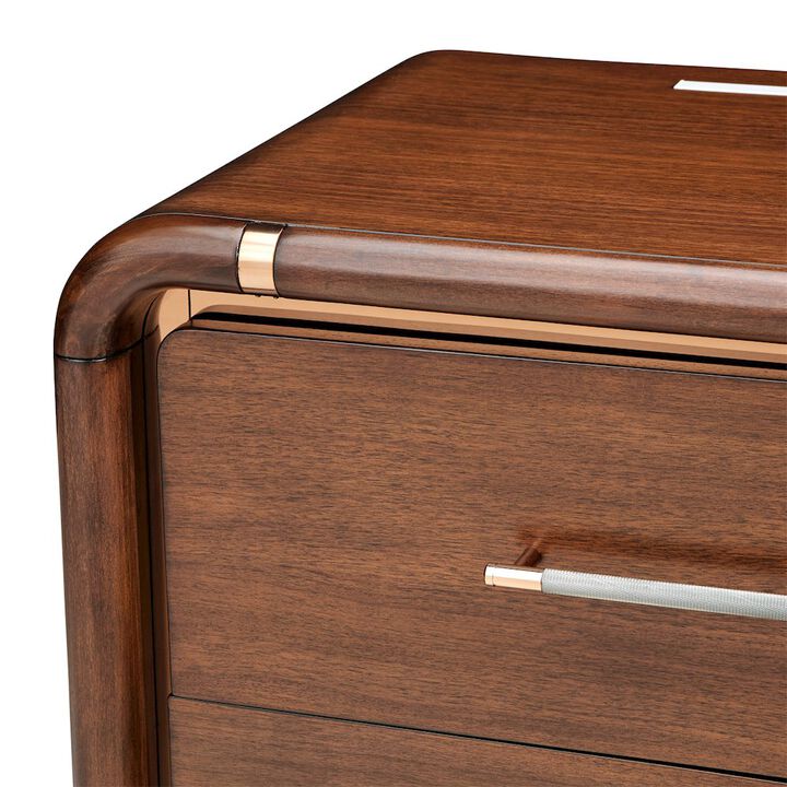 Michael Amini Mason Park Nightstand - Umber