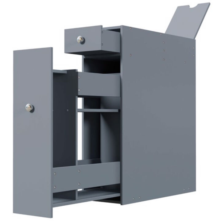 Space-Saving Bathroom Side Cabinet for Extra Storage and Organization