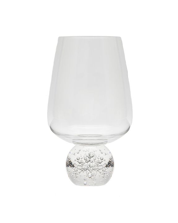 Set of 6 Wine Glasses on Crystal Ball Pedestal