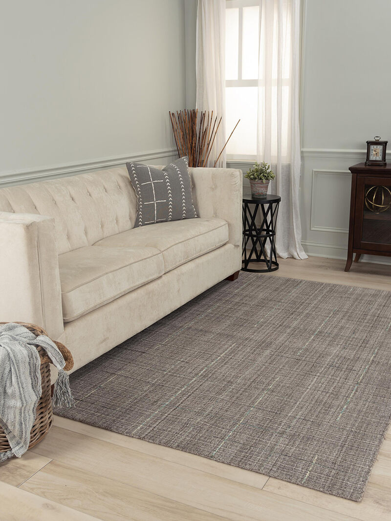 Kiki KIK691 Dark Brown 7'6" x 9'6" Rug