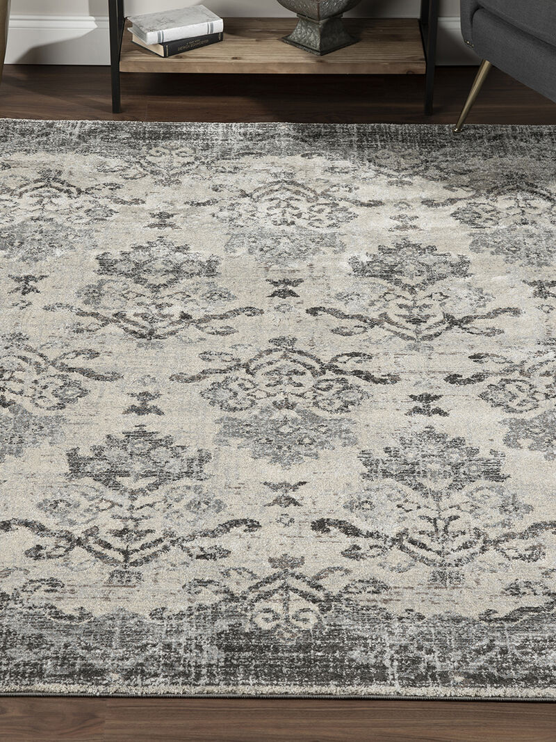 Antigua AN11 Pewter 5'3" x 7'7" Rug