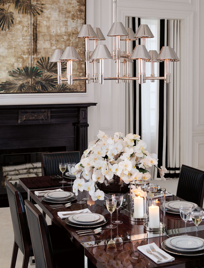 Barrett Lrg Knurled Chandelier