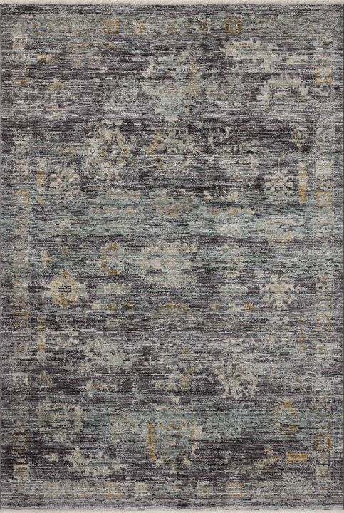 Katherine KES04 Ink/Jade 3'6" x 5'6" Rug by Jean Stoffer