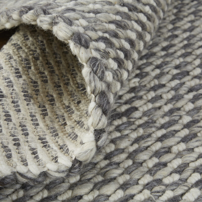 Berkeley 0812F Gray/Ivory 5' x 8' Rug