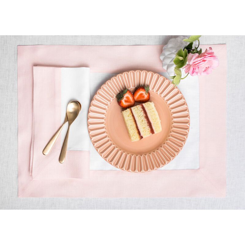 Solino Home 100% Pure Linen 14 x 19 Inch Placemats Set of 4 | Contempo