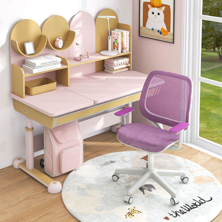 Swivel Mesh Children Computer Chair with Adjustable Height