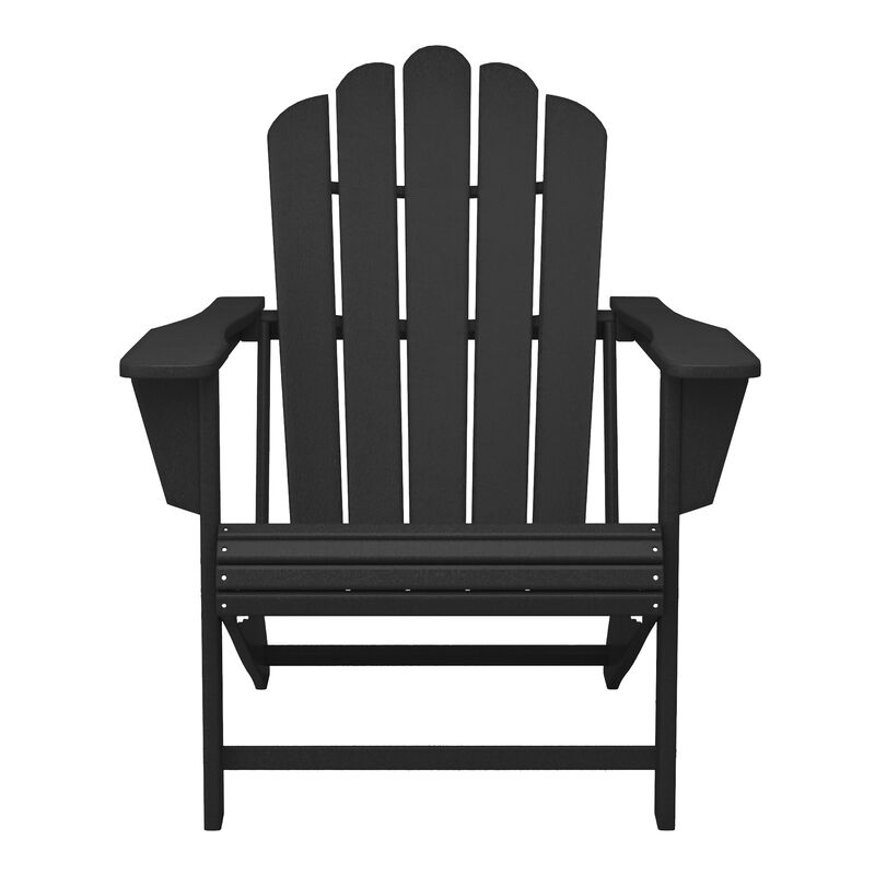WestinTrends 7-Piece HDPE Outdoor Patio Furniture Adirondack Conversation Set