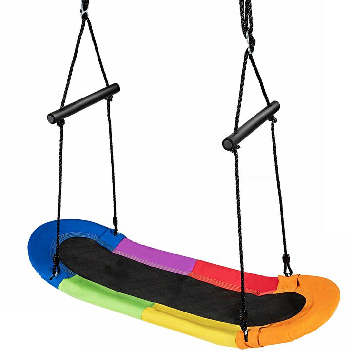 Saucer Tree Swing Surf Kids Outdoor Adjustable Swing Set Saucer Tree Swing Surf Kids Outdoor Adjustable Swing Set