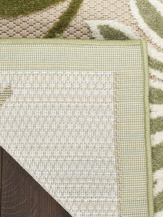 Aloha ALH33 Ivory/Green 9' x 12' Rug