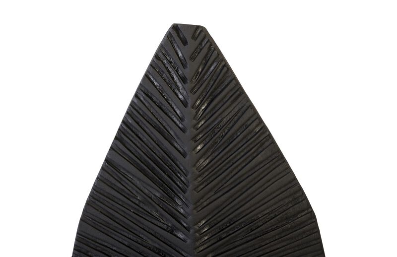 Small Carved Leaf on Stand