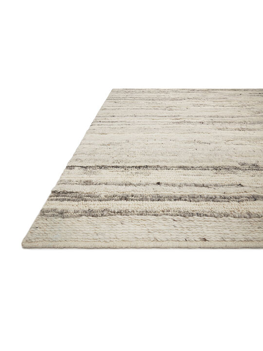Rayan RAY04 Natural/Grey 5'6" x 8'6" Rug