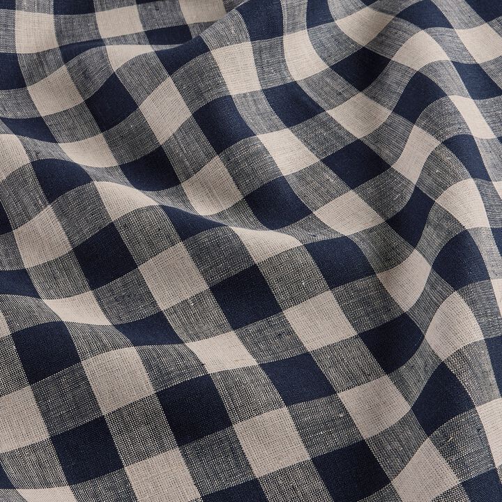 Solino Home 100% Pure Linen Tablecloth | Morgan Check