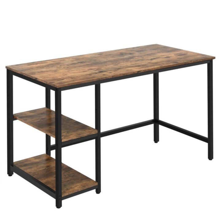 Hivvago 47 Inches Computer Desk with Adjustable Shelf