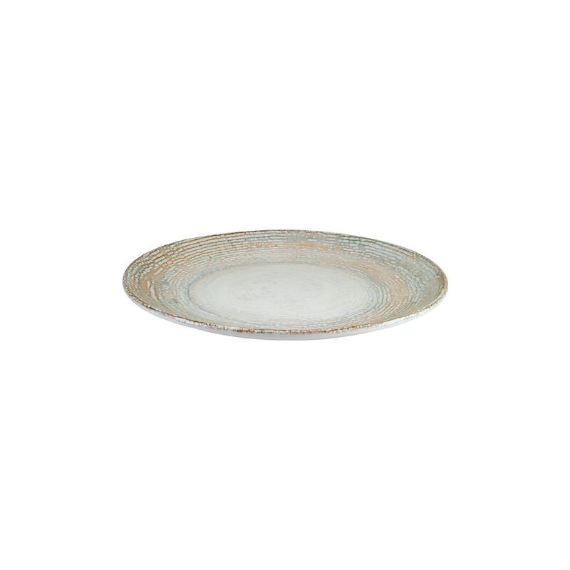 Patera dia.12" Round Decorated Porcelain Plate (Set of 4)