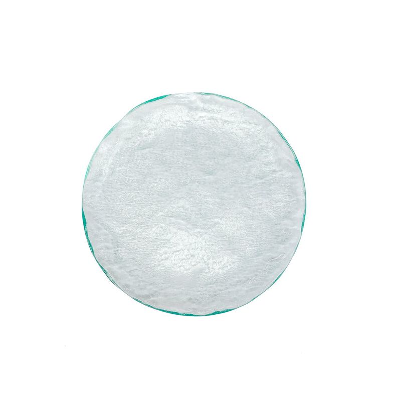 Glass Dinnerware dia.11" Round Clear Glass Plate (Set of 2)