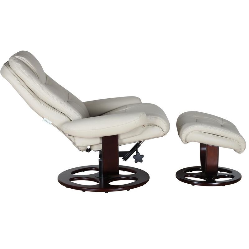 Barcalounger Jacque Swivel Pedestal Recliner w/Ottoman