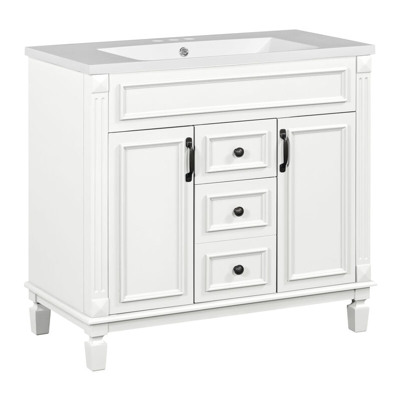Merax 36'' Bathroom Vanity with Top Sink