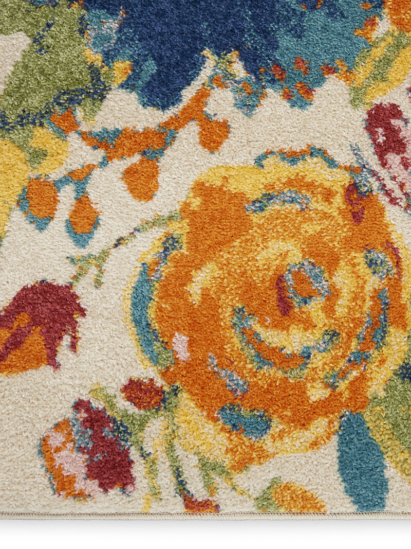 Allur ALR07 Ivory/Multicolor 4' x 6' Rug