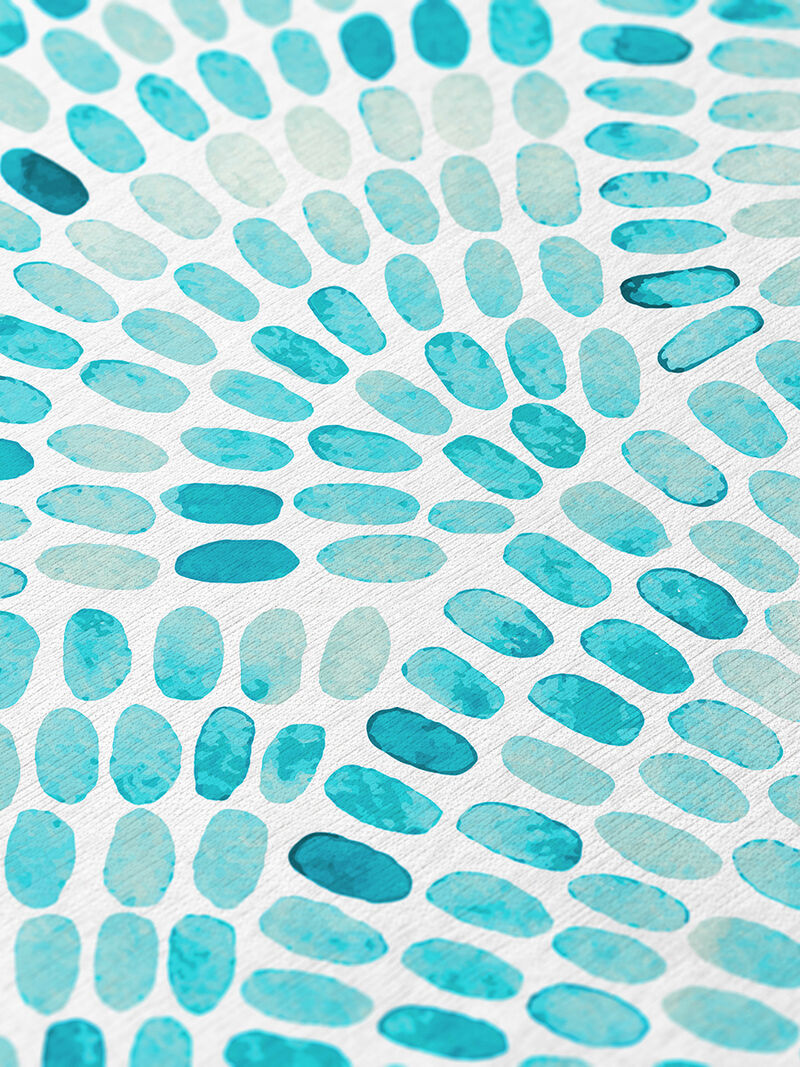 Seabreeze SZ7 Teal 3' x 5' Rug