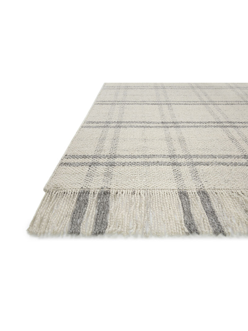 Caleb CAL01 Natural/Grey 3'6" x 5'6" Rug