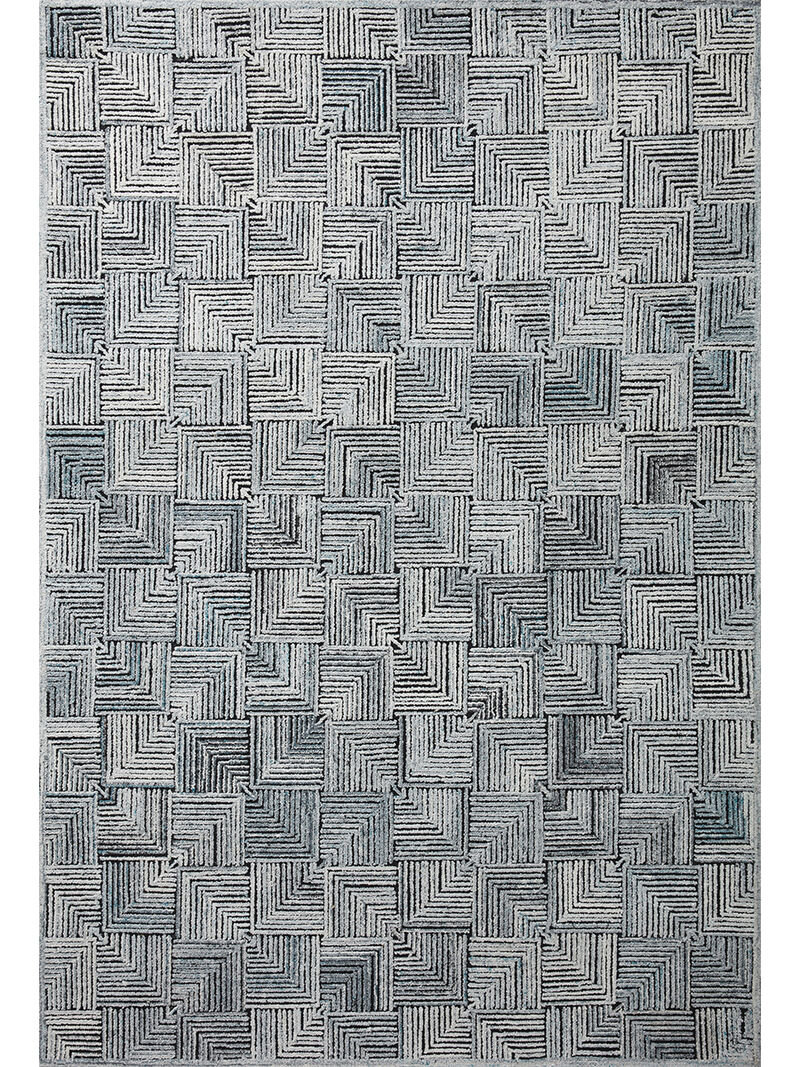 Prescott PRE03 Arctic Blue 3'6" x 5'6" Rug