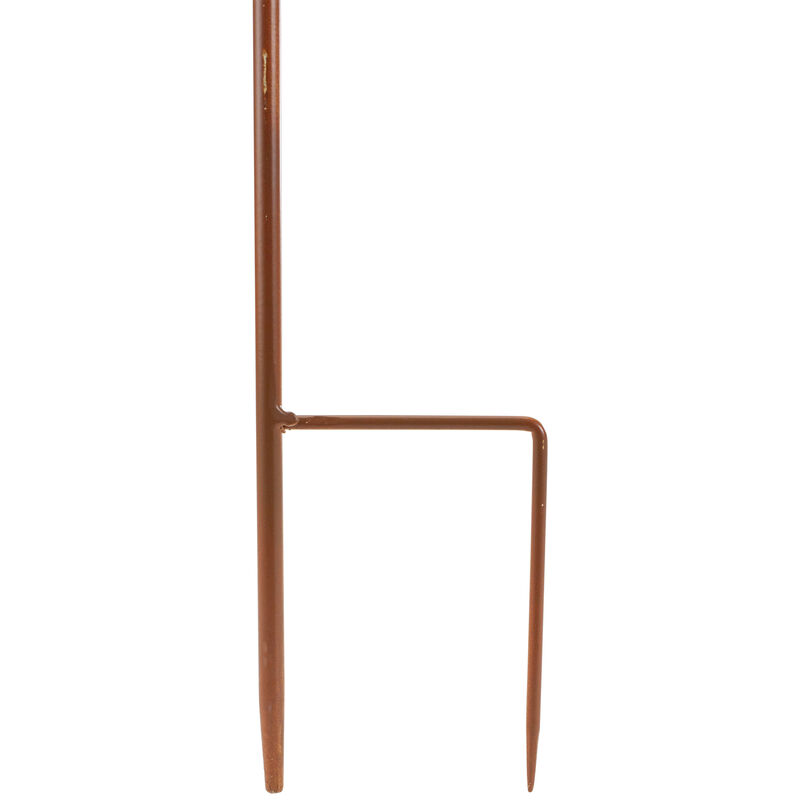 25.5" Easter Egg Hunt and Bunny Trail Outdoor Metal Spring Yard Stake