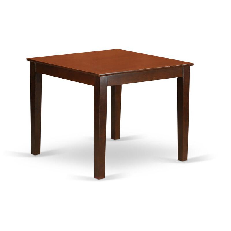 East West Furniture Dining Room Set Mahogany, OXCL5-MAH-W