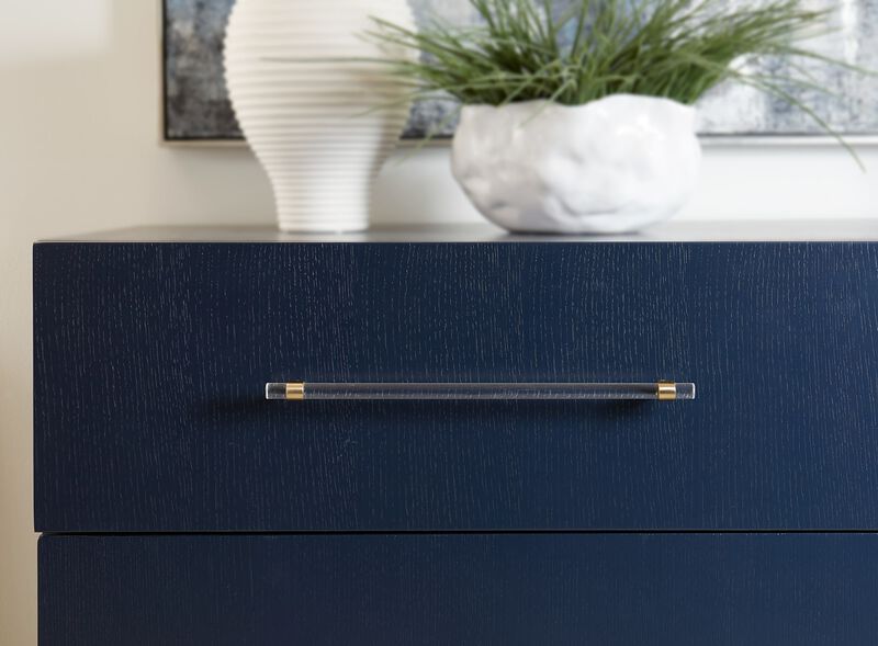 Argento Two Drawer USB Charging Nightstand