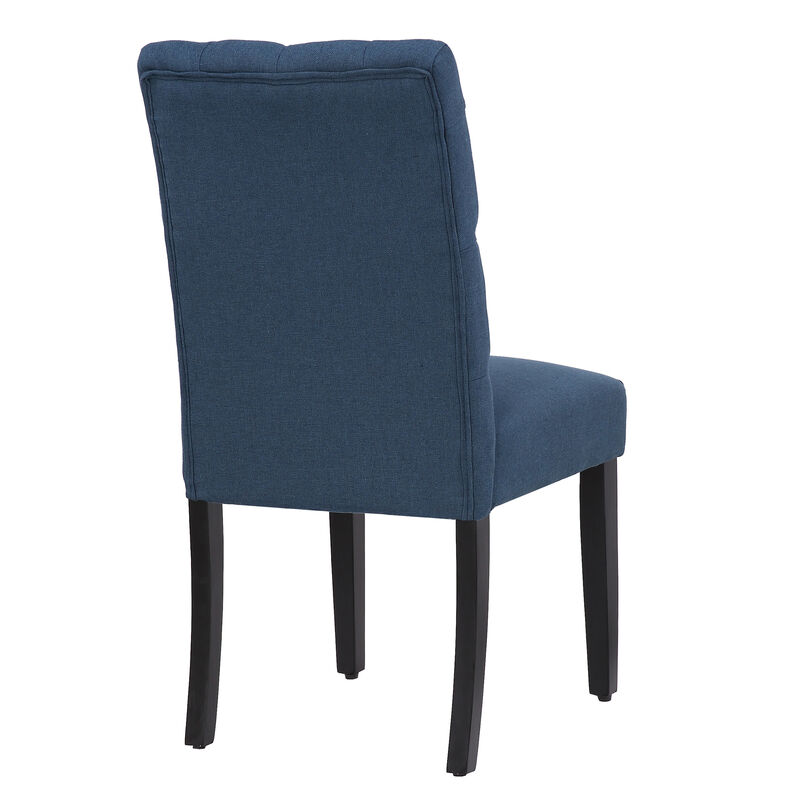 WestinTrends Upholstered Button Tufted Dining Chair