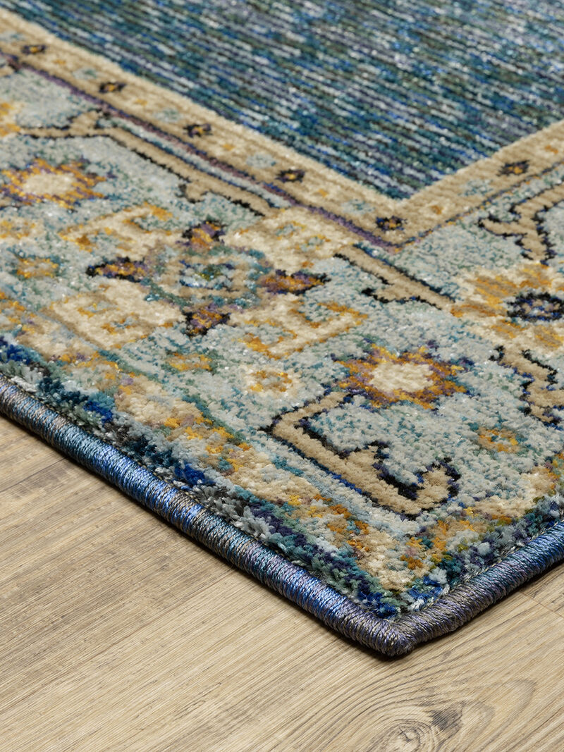 Andorra 3'3" x 5'2" Blue Rug