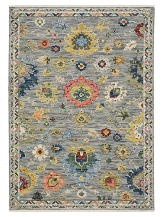 Lucca 3'3" x 5' Grey Rug