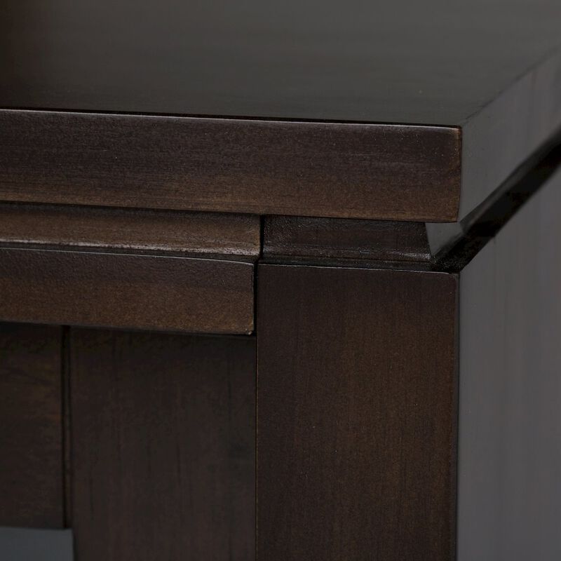 Simpli Home Cosmopolitan Solid Wood Tv Media Stand In Mahogany Brown For Tvs Up To 55 Inches