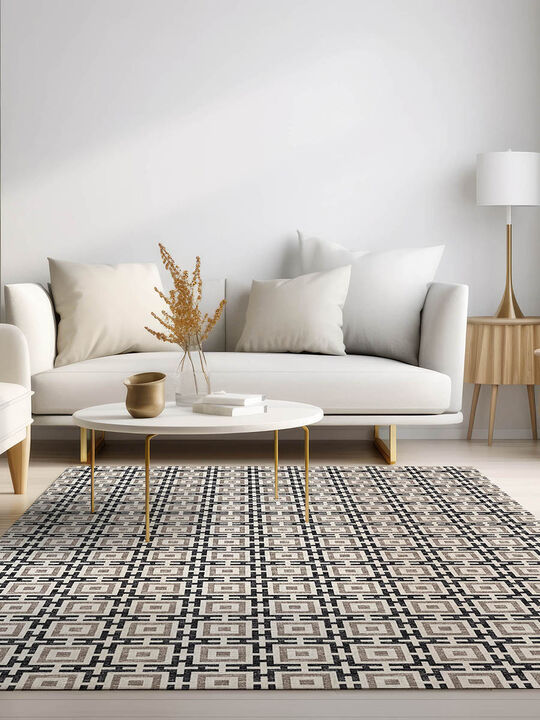 Marlo MO1 Black 10' x 14' Rug