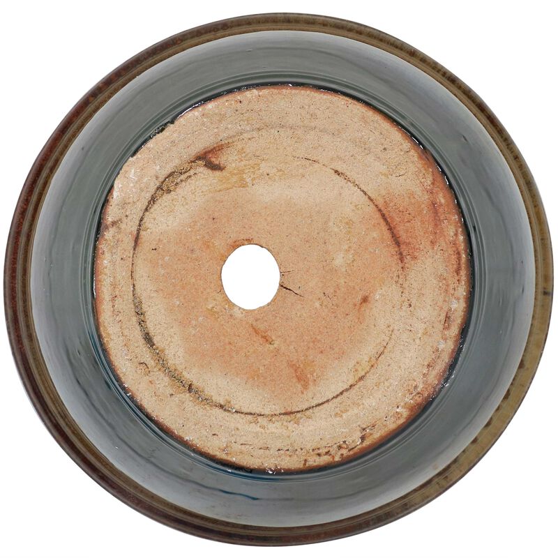 Sunnydaze Set of 2 Studio Glazed Ceramic Planter - 11"