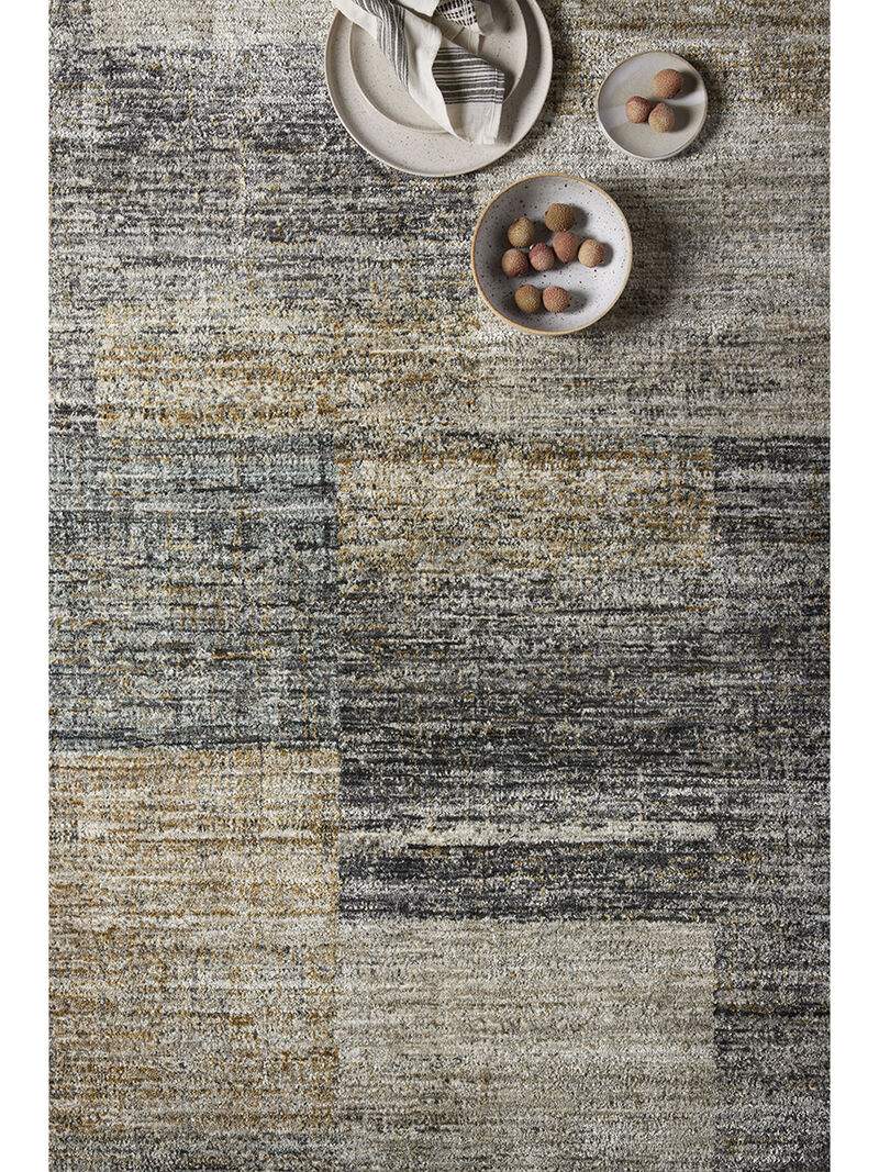 Soho SOH08 Grey/Gold 5'3" x 7'9" Rug