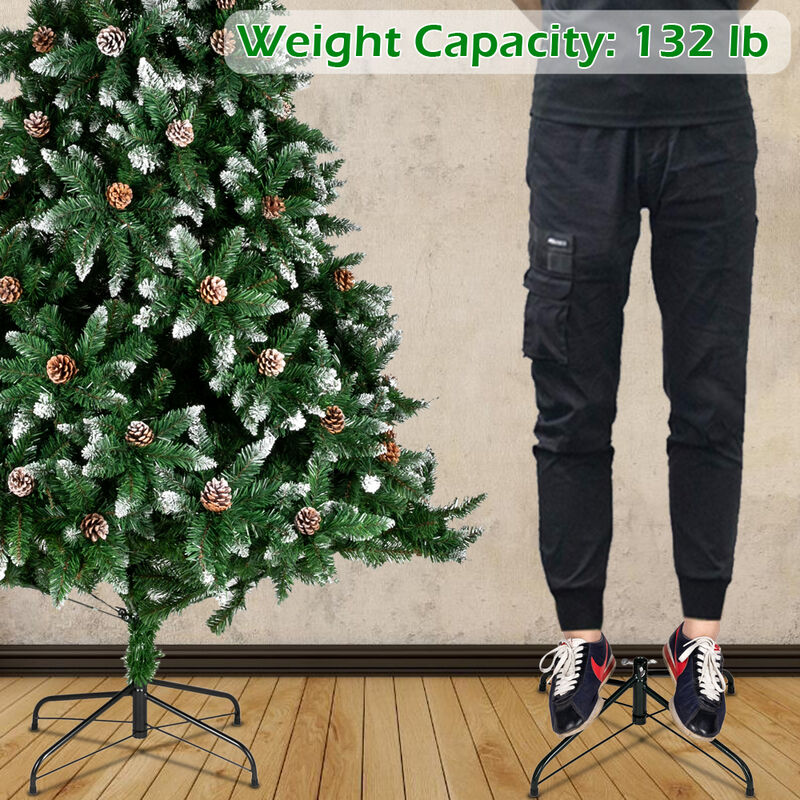 Christmas Tree Branch Flocking Spray for Snowy Effect, Easy Application, and Festive Holiday Decor