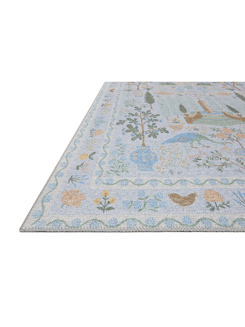 Menagerie MEN03 Light Blue 3'9" x 5'9" Rug