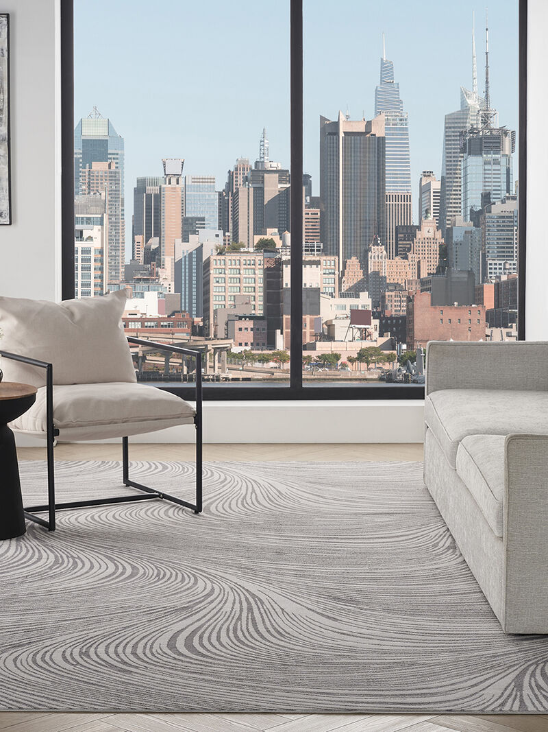 Central Park West CEP02 Gray 7'10" x 9'10" Rug