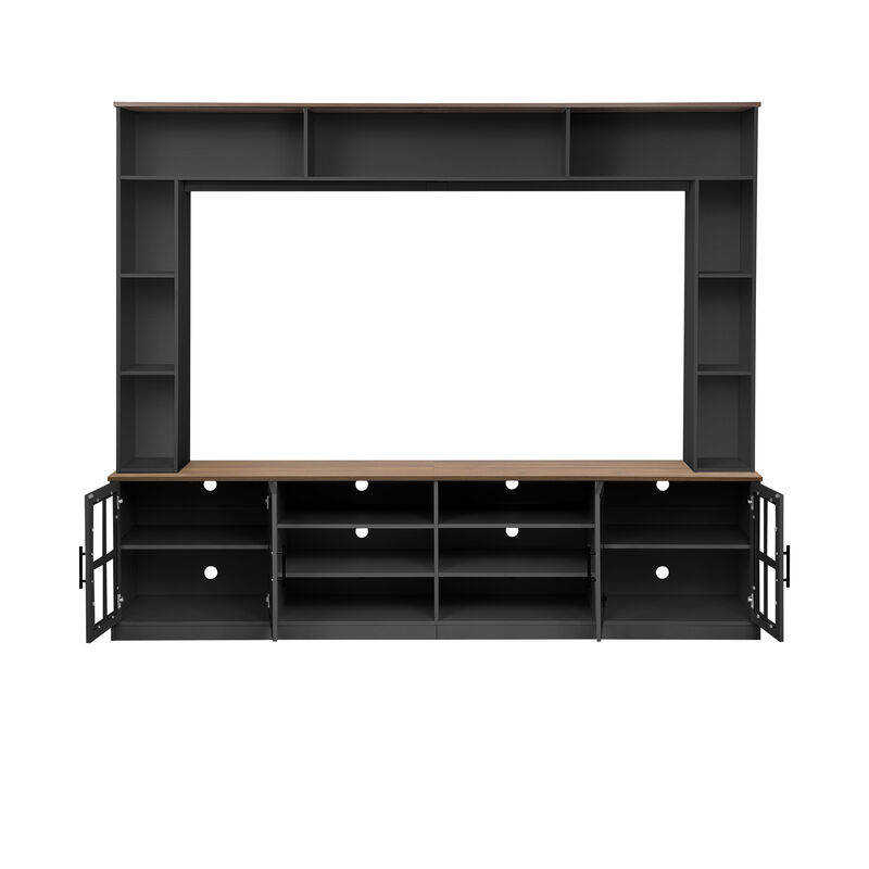 Merax Wall Unit Entertainment Center TV Stand