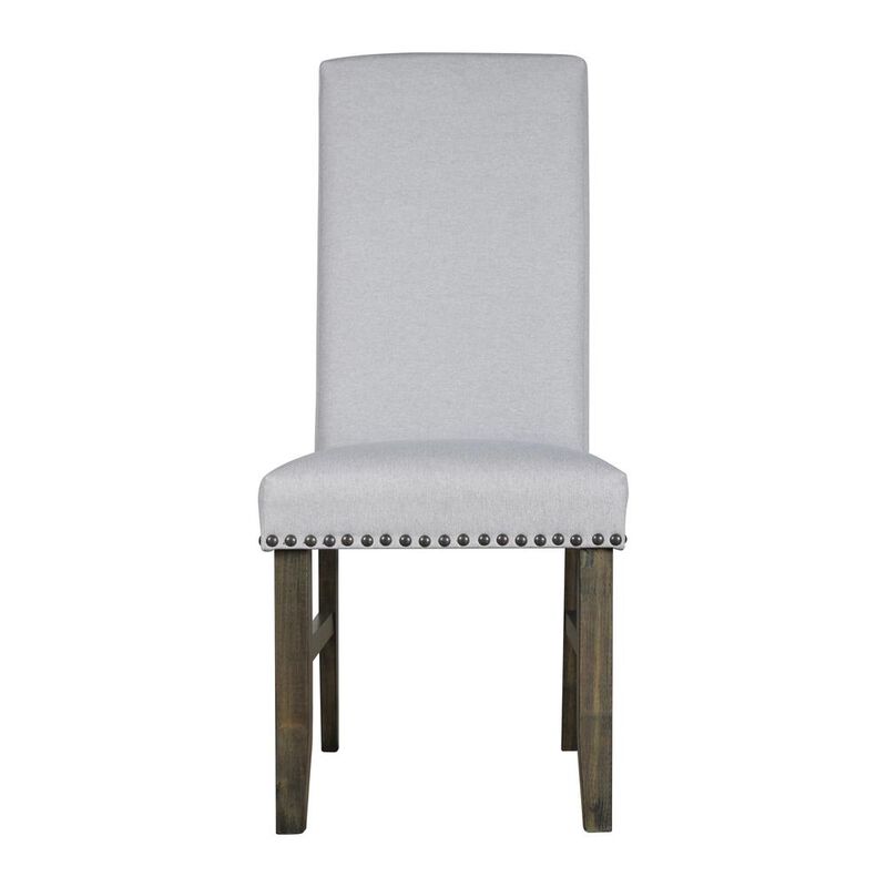 New Classic Furniture Julius Upholstered Dining Chair (2 Per Carton)-Walnut