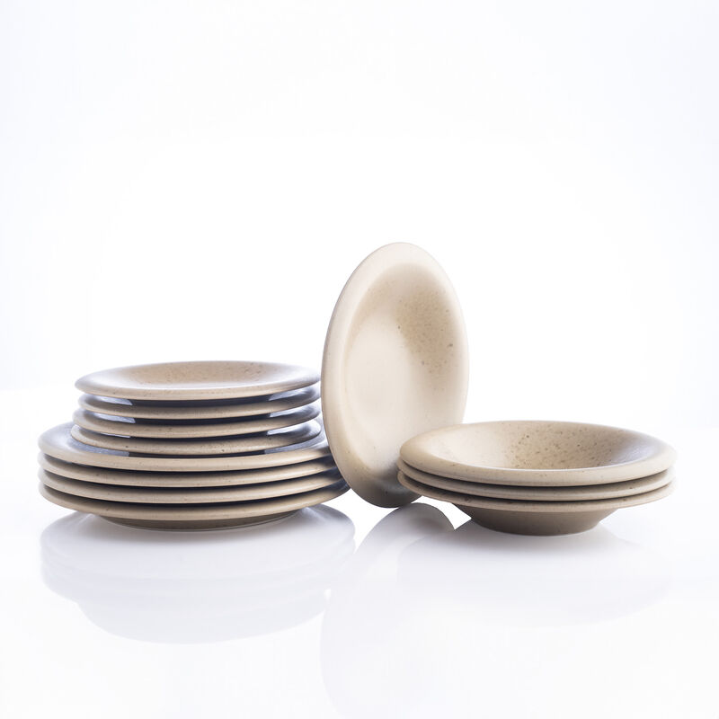Porto by Stone Lain Aro Stoneware 12 Piece Dinnerware Set