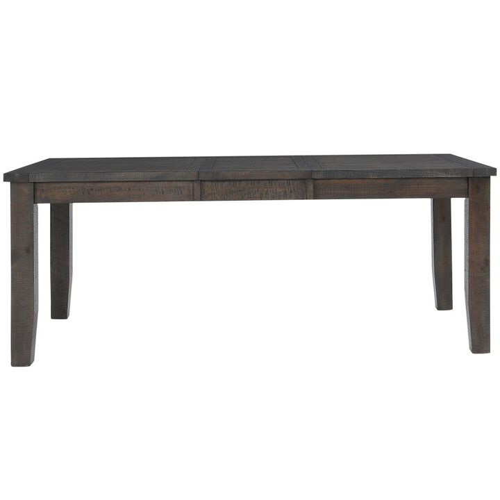 Jofran Willow Creek Distressed Solid Wood 78 Extension Dining Table