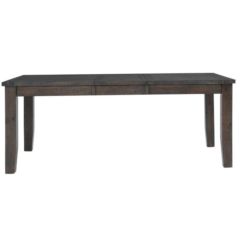 Jofran Willow Creek Distressed Solid Wood 78 Extension Dining Table