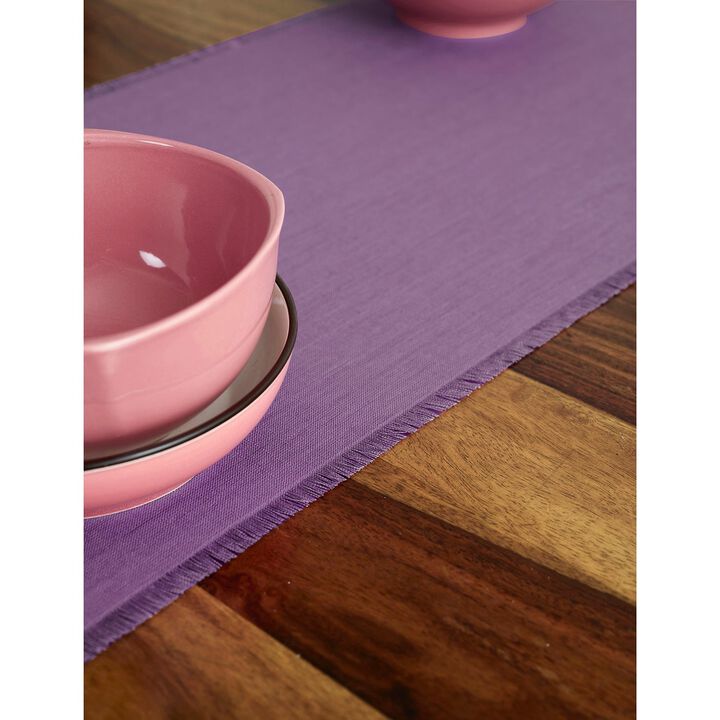 Solino Home 100% Pure Linen Table Runner 14 x 108 Inch | Milan