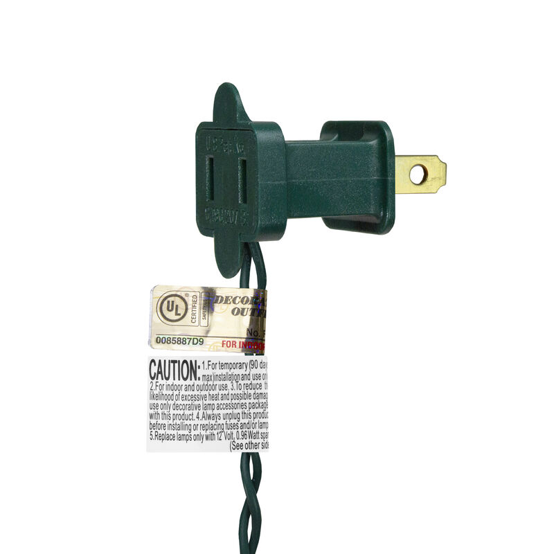 300-Count Clear Mini Christmas Lights  60ft Green Wire