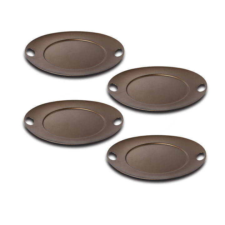 Atmosfera 4-Piece Saturno Tray in Materic Bronze Atmosfera 4-Piece Saturno Tray in Materic Bronze