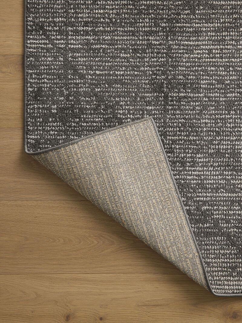 Kamala KAM06 Charcoal/Ivory 5'3" x 7'9" Rug