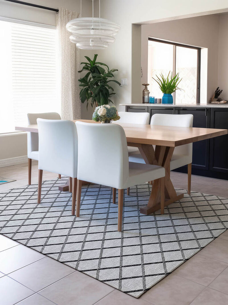 York YO1 Gray 8' x 10' Rug