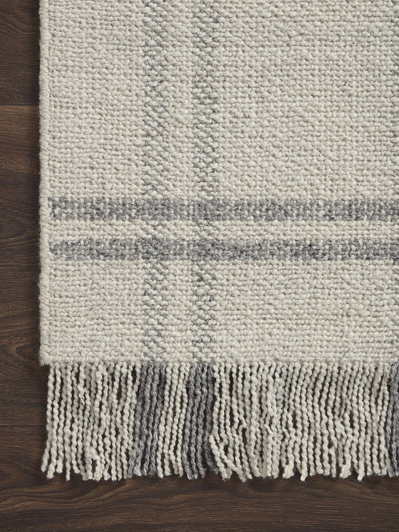 Caleb CAL01 Natural/Grey 3'6" x 5'6" Rug