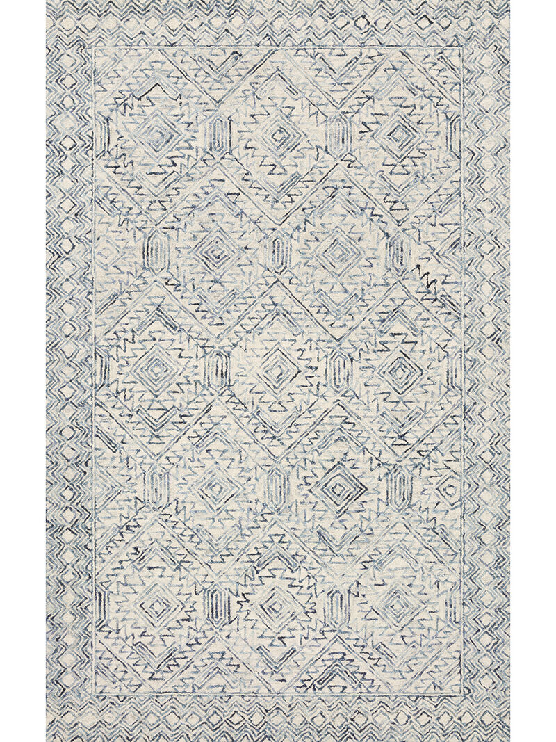 Ziva ZV03 Bluestone 3'6" x 5'6" Rug